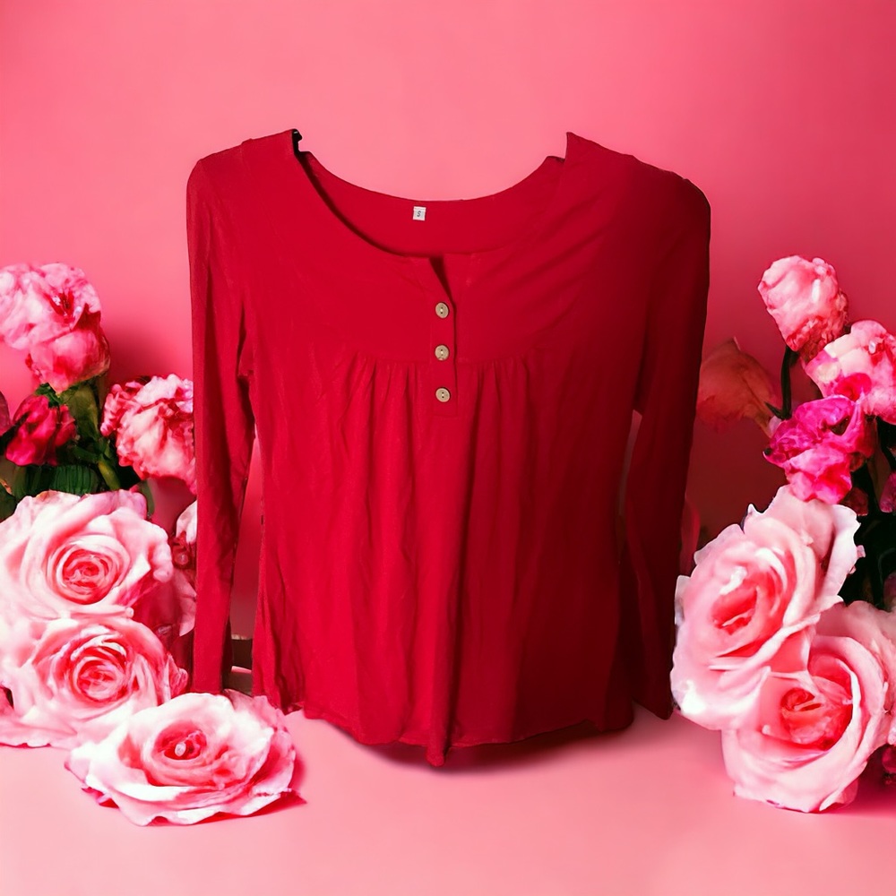 Red blouse